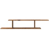  Zidna TV polica boja staro drvo 125x18x23 cm konstruirano drvo | Eponuda.com
