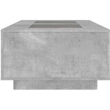 Stolić s beskonačnim LED siva boja betona 116x69x40 cm | shoptok.hr
