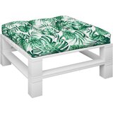  Jastuk za palete s uzorkom lišća 80 x 80 x 12 cm od tkanine | shoptok.hr