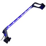 vidaXL LED svetilka za akvarij s sponama 55-70 cm modra in b | Shoptok.si