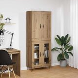  Highboard Umjetnički hrast 69,5 x 34 x 180 cm Konstruirano drvo | Eponuda.com