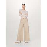 Reserved - Hlače širokih nogavica - bež | shoptok.hr