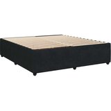  Boxspring krevet s madracem Crna 200 x 200 cm Baršun | shoptok.hr