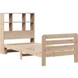  Posteljni okvir brez vzmetnice 75x190 cm trdna borovina, (21607313) | Shoptok.si