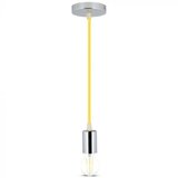  Napajajući kabl 1xE27/60W/230V žut/sjajni hrom | Eponuda.com