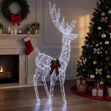  3D Božićni irvas LOVIISA 560 LED lampica Hladno bijela | shoptok.hr