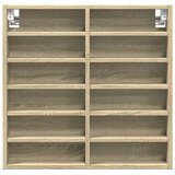  Vitrina boja hrasta sonome 60x8,5x58 cm konstruirano drvo | shoptok.hr