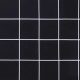  Blazina za stol 6 kosov črna karirasta oxford tkanina | Shoptok.si
