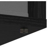  Strani šal s predalom Črna Orehovina 25,5 x 22 x 69,5 cm, (5000233788) | Shoptok.si