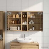  Komplet omaric za kopalnico 3 pcs 106 x 16 x 62,5 cm, (5000245566) | Shoptok.si