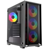 BIT FORCE VOLTRON ARGB-4 Gaming Midi Tower ATX kućište bez napajanja, crno | shoptok.hr