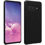 AVIZAR Poltrda silikonska zašcitna torbica z mehkim zakljuckom na dotik - crna str. Samsung Galaxy S10, (20600347) | Shoptok.si