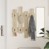 vidaXL Nadwyčajna obešalnik za plašče Sonoma Oak 60 x 3 x 82 cm | Shoptok.si