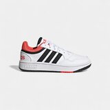 Adidas Nizke superge Hoops White Black Bright Red (GS) Bela | Shoptok.si