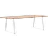  Noge za blagovaonski stol V-oblik 2 kom Bijele 80 x (72-73,3) cm Čelik | shoptok.hr