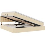  Krevet s madracem i skladištem s madracem Krema 200 x 200 cm | shoptok.hr