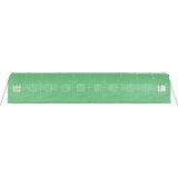 Staklenik s čeličnim okvirom zeleni 20 m² 10 x 2 x 2 m | shoptok.hr