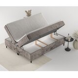 Maison de Rêve Rjava boxspring postelja s prostorom za shranjevanje 200x200 cm Araya – | Shoptok.si