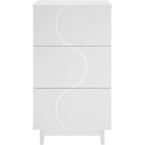  Noćni ormar 2 pcs Bijela 33,5 x 34,5 x 60 cm Konstruirano drvo | shoptok.hr