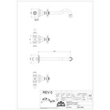 Paffoni FBLV008BR Belinda podometna armatura za umivalnik bronasta | Shoptok.si