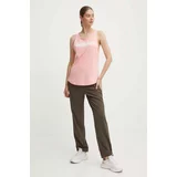 Adidas Bombažen top Essentials roza barva, IY9181