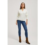 Marisse V-Neck Sweater With Collar | shoptok.hr