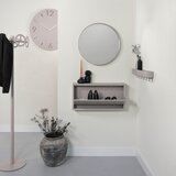 Spinder Design Siva/bež metalna zidna vješalica s policom Dax Play – | shoptok.hr