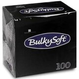 BulkySoft salveta crna 24x24cm 100/1 2sl (20 pak) ( 153-C32204E10 ) | ePonuda.com