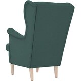 vidaXL Fotelja tamnozelena 74x84x100 cm od tkanine | shoptok.hr