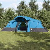 vidaXL družinski šotor z okni, kupola, modra, za 4 osebe, vodoodporen, (22012585) | Shoptok.si