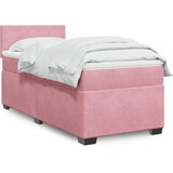 Box spring krevet s madracem ružičasti 90x200 cm baršunasti | shoptok.hr