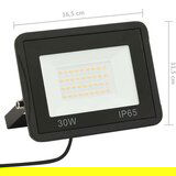 vidaXL LED reflektor 2 kosa 30 W toplo bel | Shoptok.si