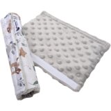 Medi Partners Cotton + Minky car seat belt protector – Jelonki + gray Minky | shoptok.hr