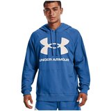 Under Armour Puloverji Rival Fleece Big Logo Hoodie Modra | Shoptok.si