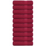  Ručnici za kupanje FROGN 10 kom bordo 100x150 cm 360 g/m² | shoptok.hr