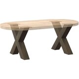  Noge kavne mize v obliki črke X 2 kosa 50x(42-43) cm jeklo, (22070982) | Shoptok.si