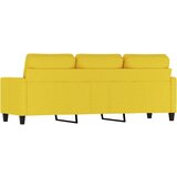 vidaXL Trosjed od tkanine svjetložuti 180 cm | shoptok.hr