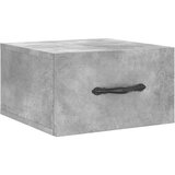 vidaXL Stenska nočna omarica betonsko siva 35x35x20 cm | Shoptok.si