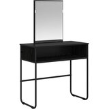  Toaletni stol Crni hrast 81 x 40 x 131 cm Konstruirano drvo | Eponuda.com