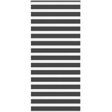 Zebra zavjesa Crna 115x230 cm Širina tkanine 110,9 cm Poliester | shoptok.hr
