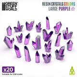 Green Stuff World Purple Resin Crystals Large | Ljubičasti smolasti kristali veliki 15–20mm (20 kom) Cene