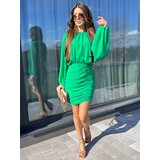Edoti Women's mini dress with round neckline with fitted cut PERI DL | Shoptok.si