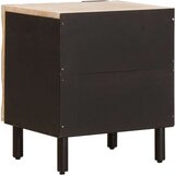 Nočna omarica Bela 40 x 33,5 x 46 cm Masiven les manga, (5000107174) | Shoptok.si