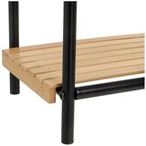 Casa Selección Bambusov regal v črni in naravni barvi 41x77 cm – | Shoptok.si