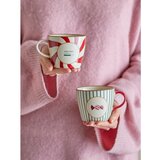 Bloomingville Šalice u setu 2 kom s božićnim motivom glinene 380 ml Yule – | shoptok.hr