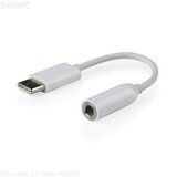 Audio kabl Gembird cca-uc3.5f-01-w, usb type C plug to stereo 3,5mm adapter cable, white | Eponuda.ba