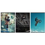STREET zvezek A4 sport, črte z robom, 54 listov, sortirano 1 kos Cene