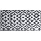  Vanjski tepih ARAKIL bijelo-crni 160 x 230 cm PP | shoptok.hr
