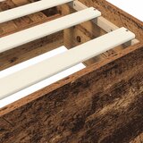  Okvir kreveta s pohranom s ladicama Staro drvo 80 x 200 cm Slike