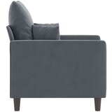  Fotelj temno siv 60 cm žamet | Shoptok.si